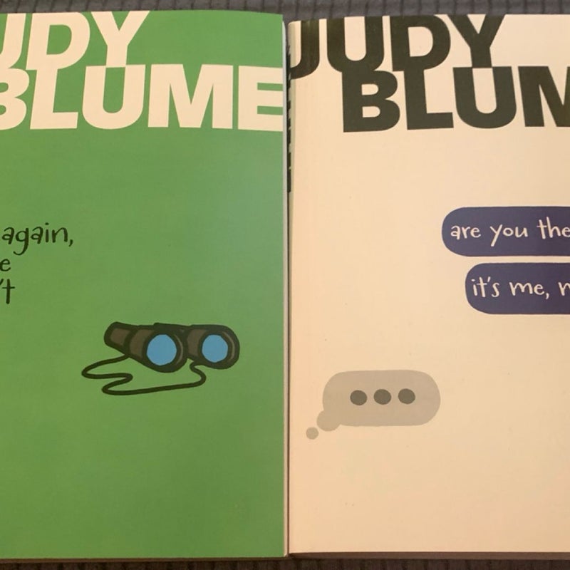 Judy Blume 4pc Book Lot 