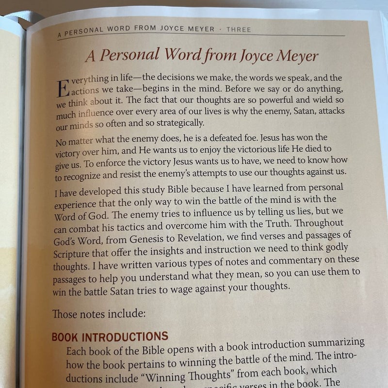 Battlefield of the Mind Bible