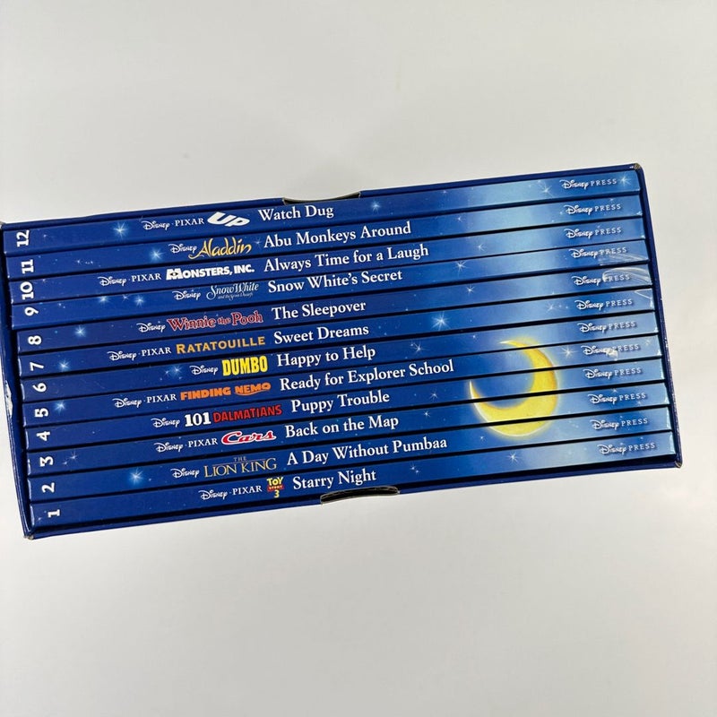 Disney 5-Minute Bedtime Stories Book Box Set, 12 Books