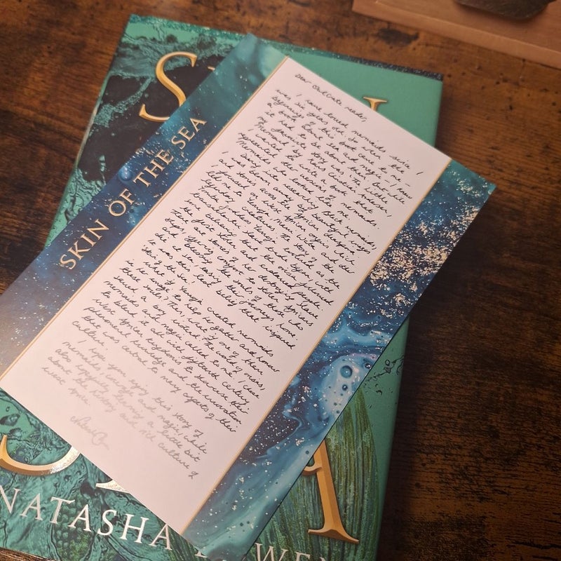 Skin of the Sea *owlcrate signed with sprayed edges*