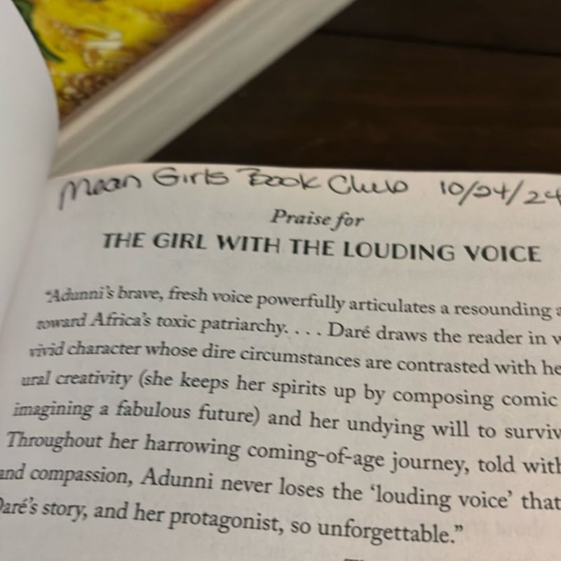 The Girl with the Louding Voice