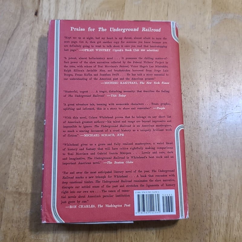 The Underground Railroad (Pulitzer Prize Winner) (National Book Award Winner) (Oprah's Book Club)