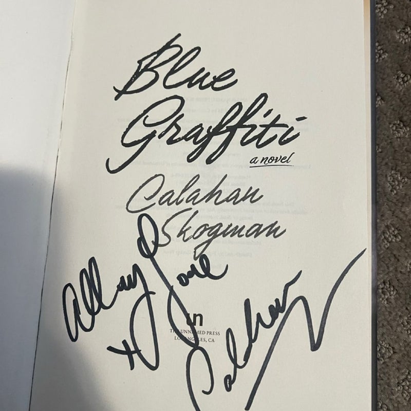 Blue Graffiti- signed