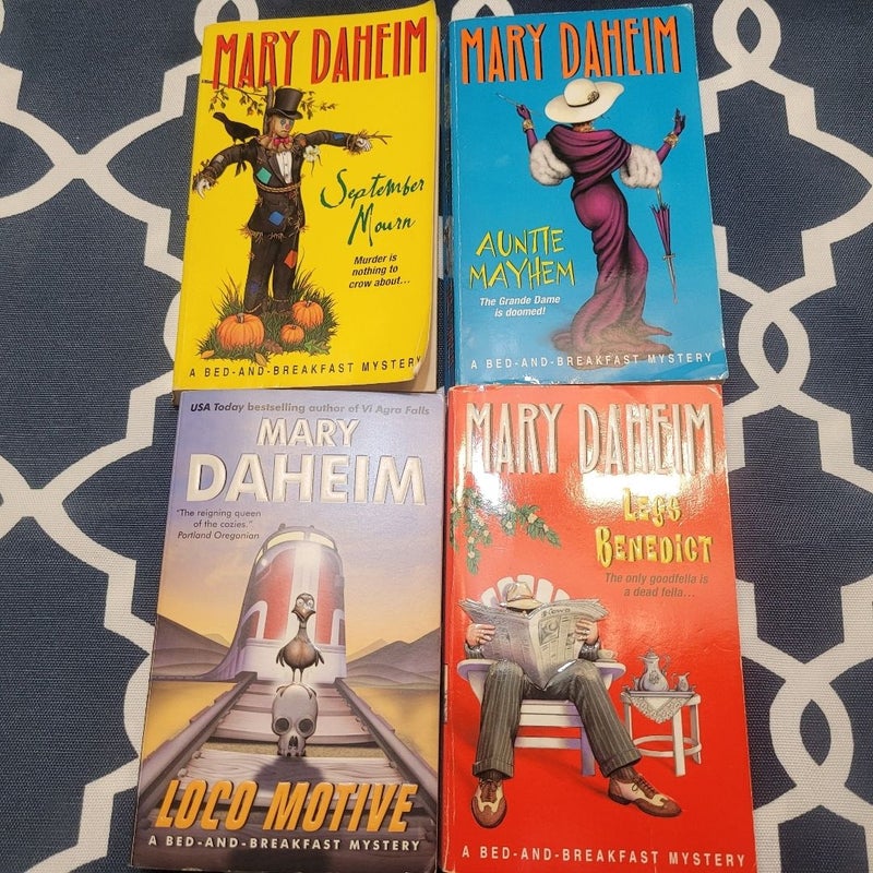 Lot of 4 Mary Daheim books