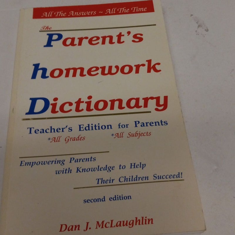 Parent's Homework Dictionary