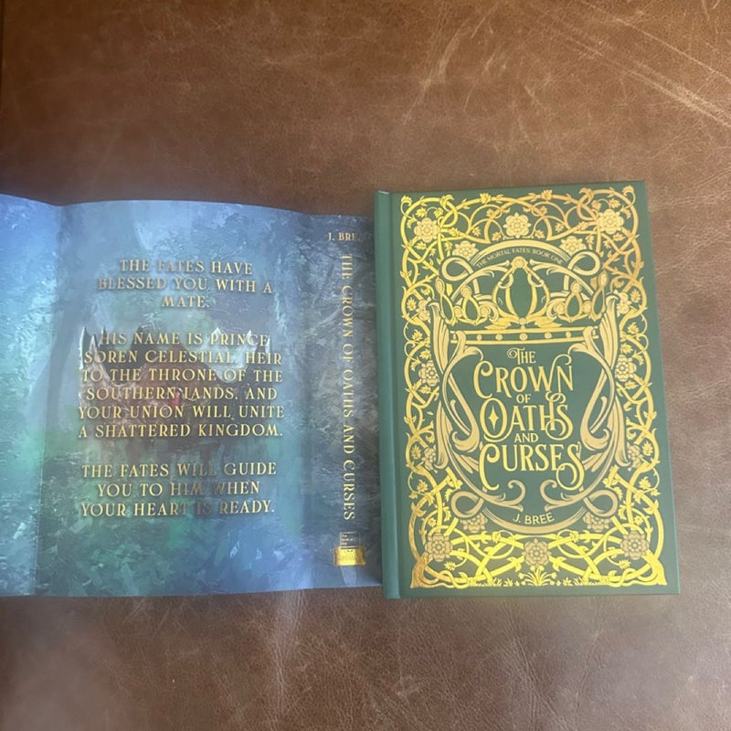 The crown of oaths and curses signed special edition J. Bree bookish box