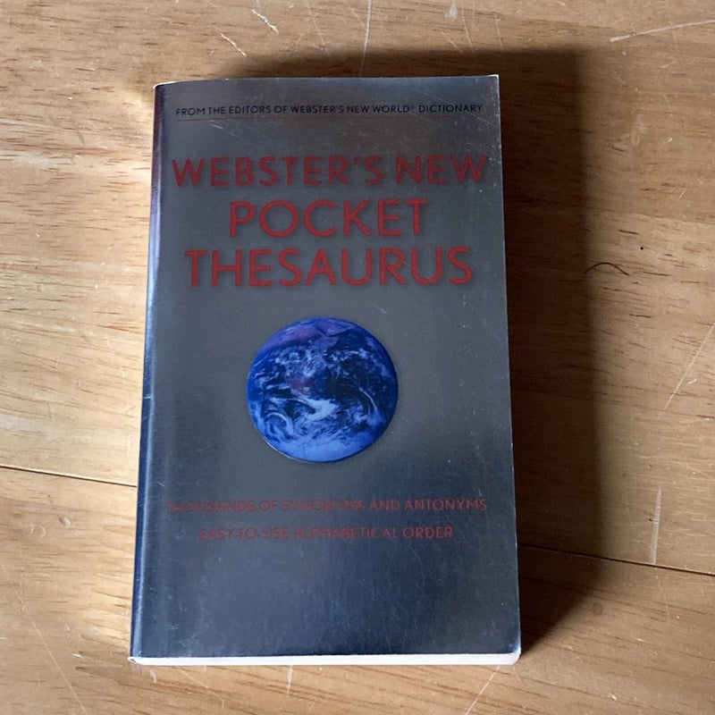 Webster's New World Pocket Thesaurus (Target Edition)