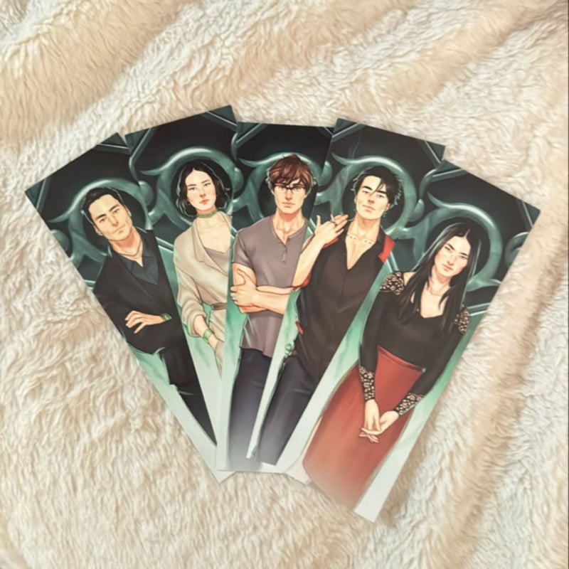 The Green Bone saga bookmarks (Illumicrate exclusive)