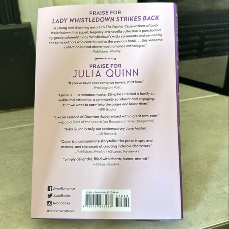 Lady Whistledown Strikes Back by Julia Quinn, Hardcover Pangobooks
