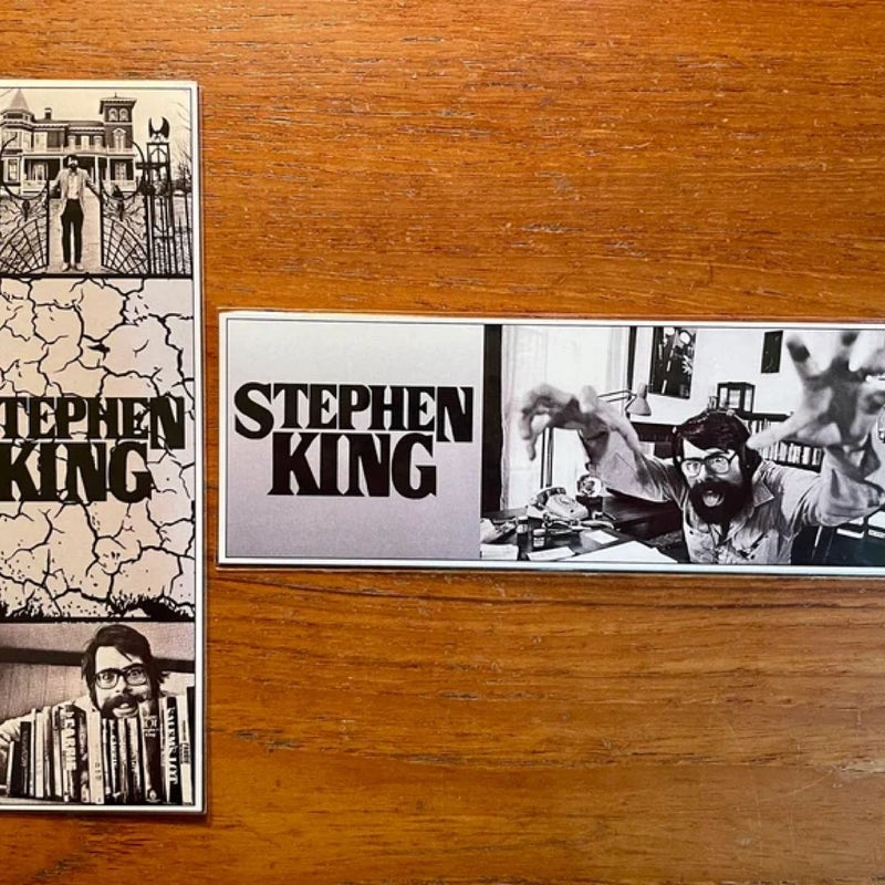 STEPHEN KING Handmade Bookmarks Gothic Author Series