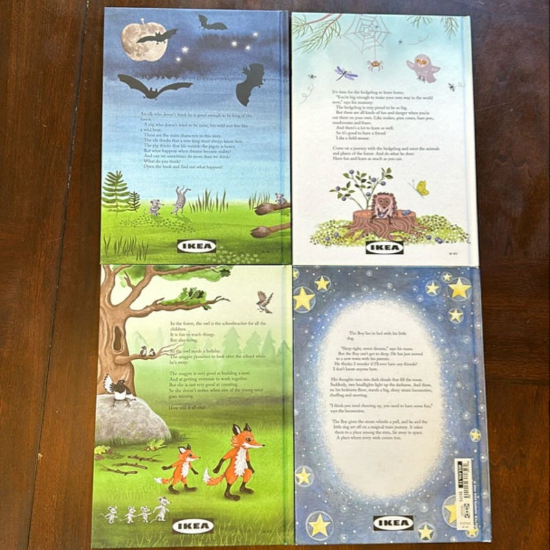Set of 4 IKEA children’s books