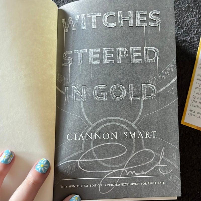 Witches Steeped in Gold OwlCrate signed edition