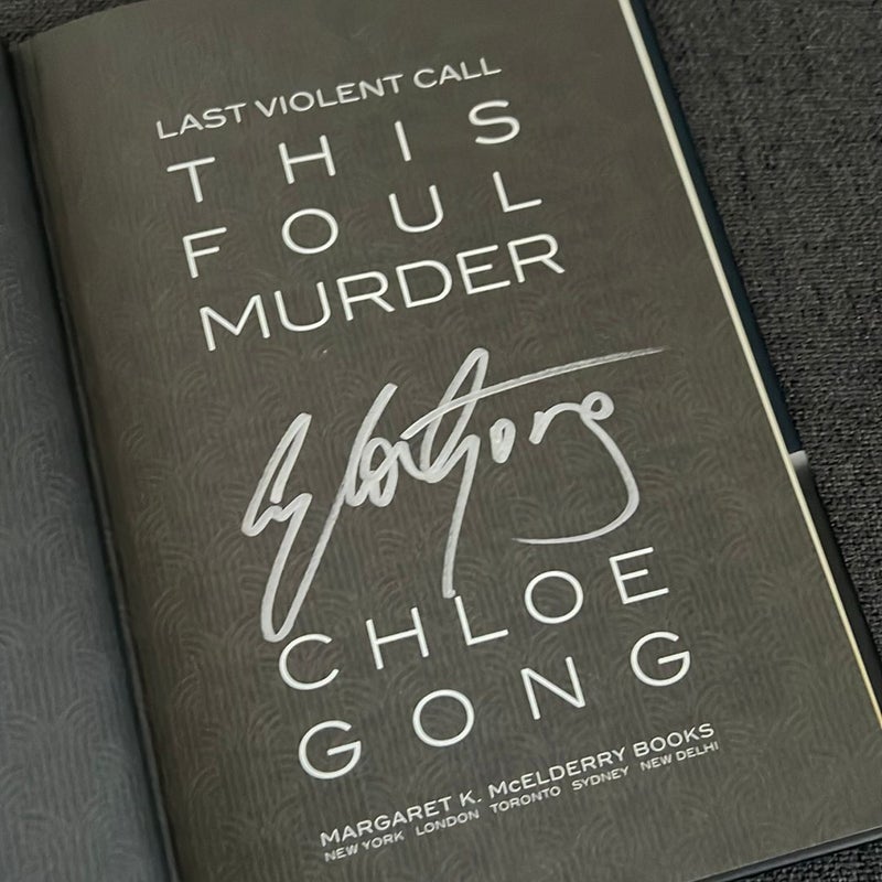 Last Violent Call (signed)