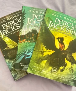Percy Jackson and the Olympians books 3-5