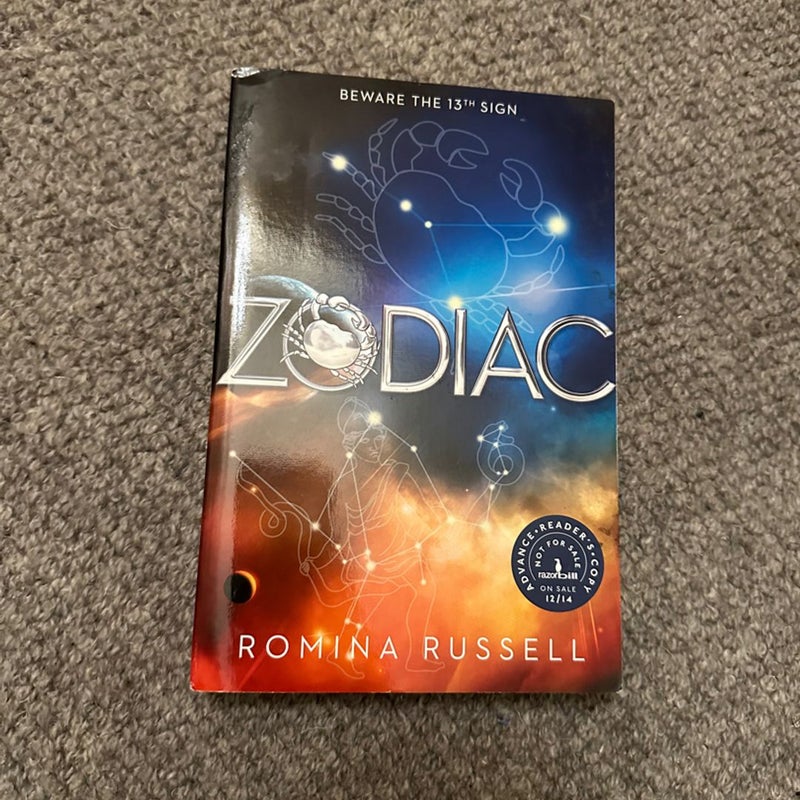 Zodiac (Advanced Reader Copy)