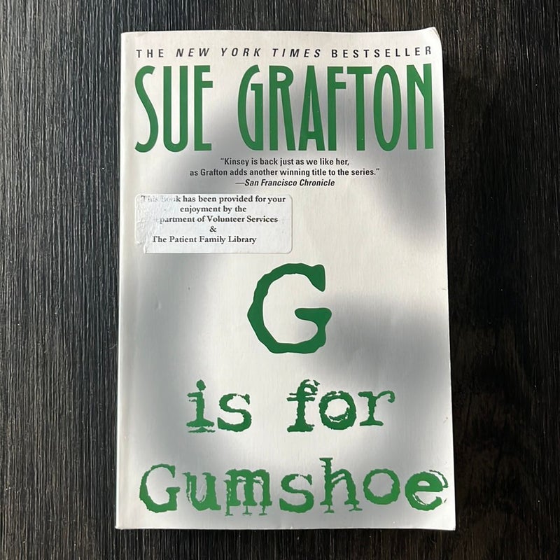 G Is for Gumshoe