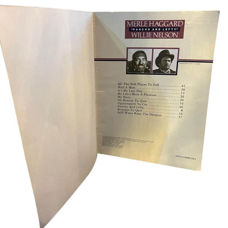 Pancho and Lefty Album Songbook (Sheet Music)