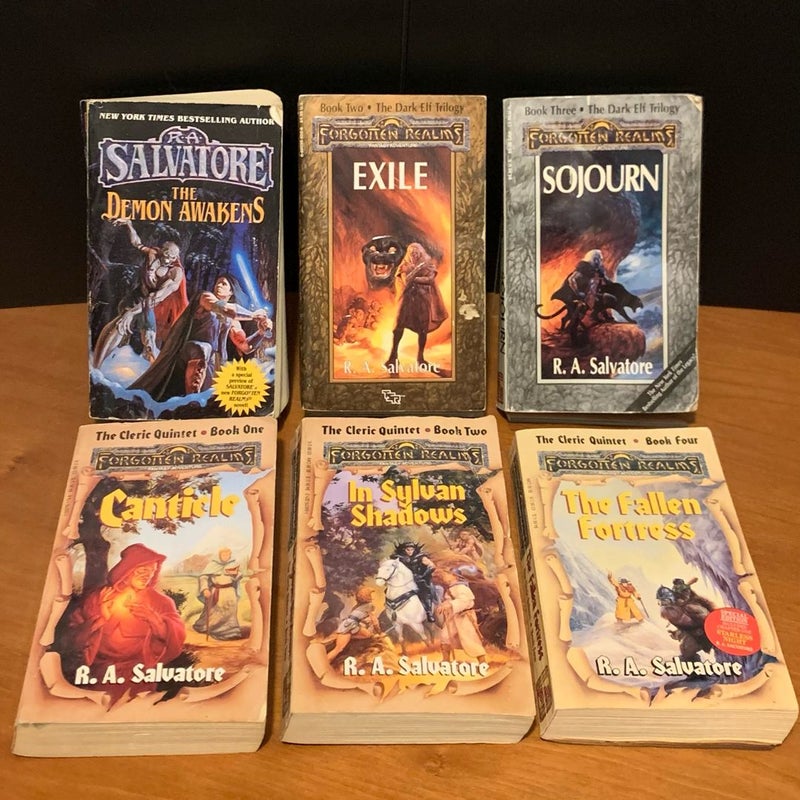 Forgotten Realms Lot, 15 Books: Low Condition Reading Copies, PLEASE READ DESCRIPTION