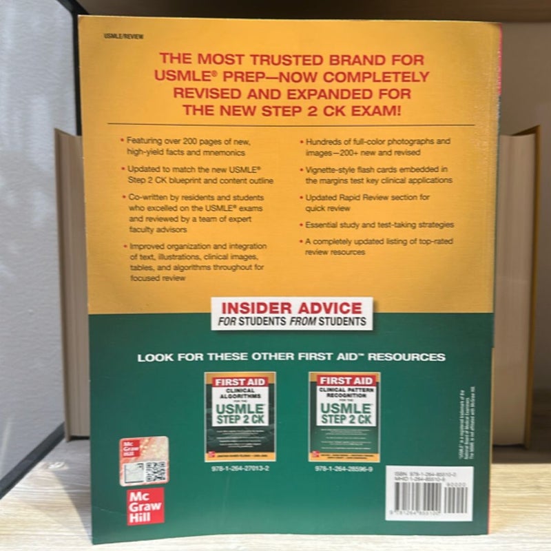 First Aid for the USMLE Step 2 CK, Eleventh Edition
