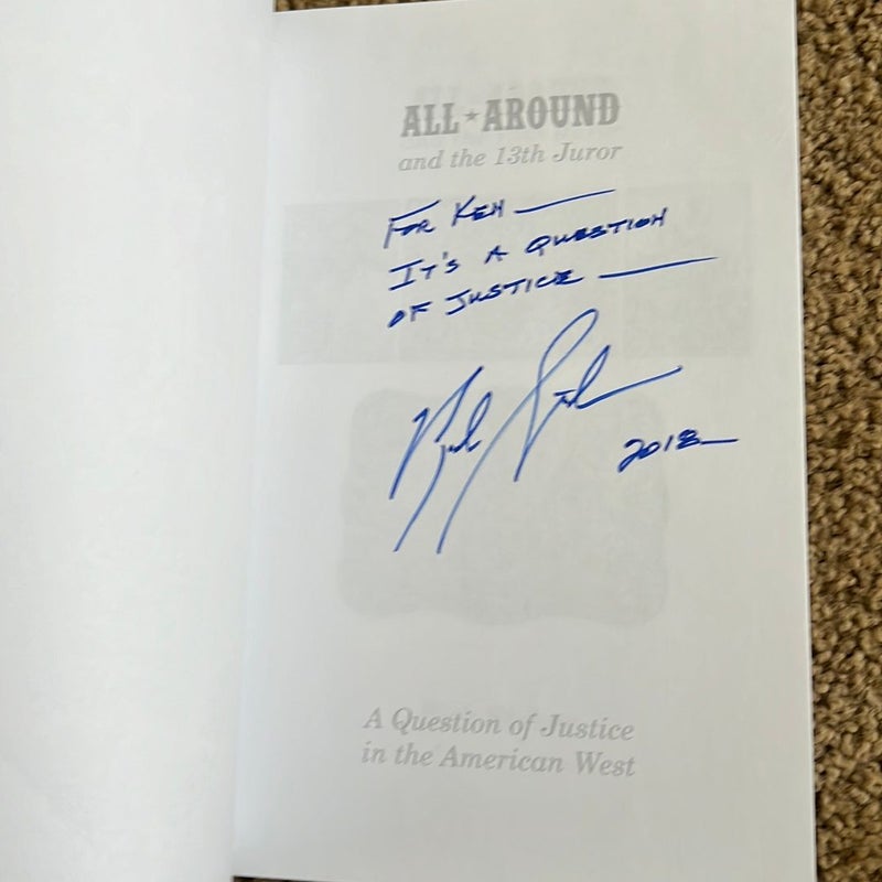 All Around and the 13th Juror Signed copy!
