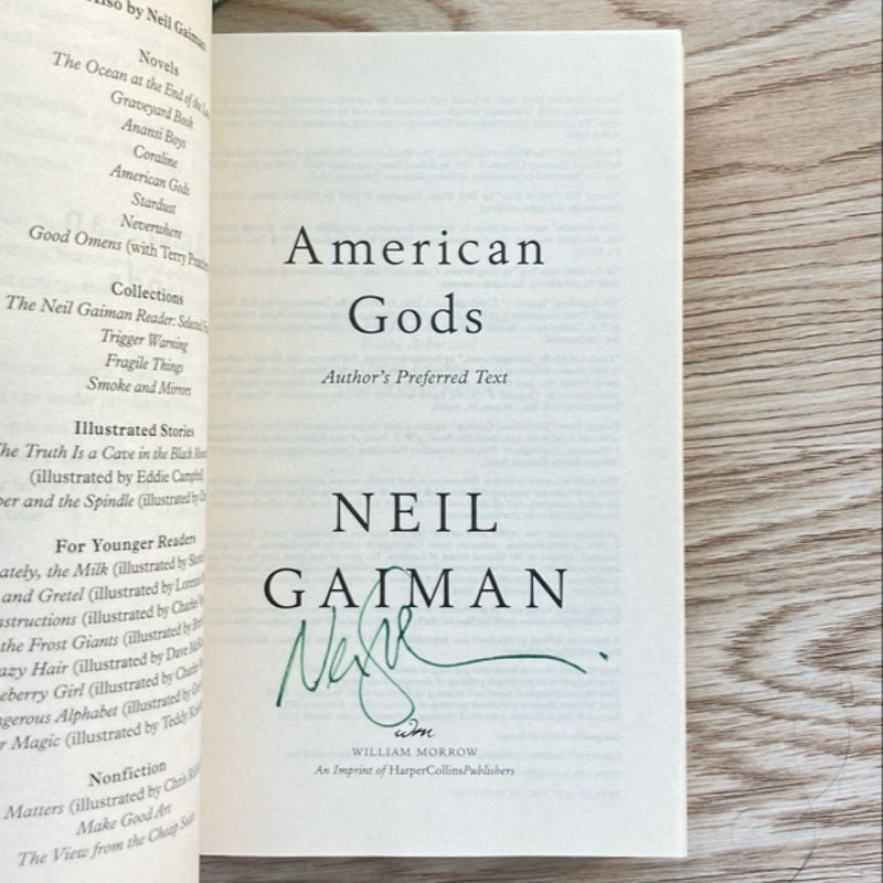 American Gods - Signed