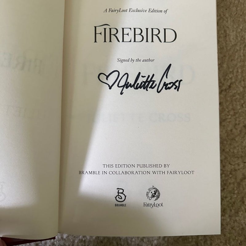 Firebird signed Fairyloot edition
