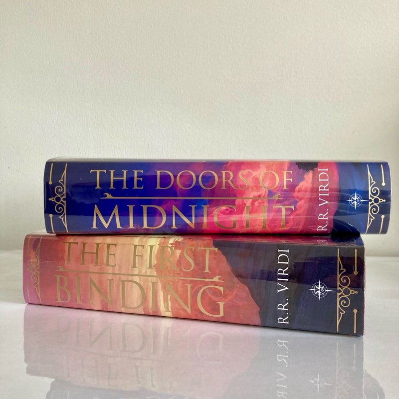 The Doors of Midnight & The First Binding • Broken Binding SIGNED No. 40 Match Set