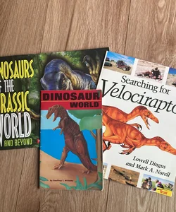Dinosaur (3) Paperback Book Bundle