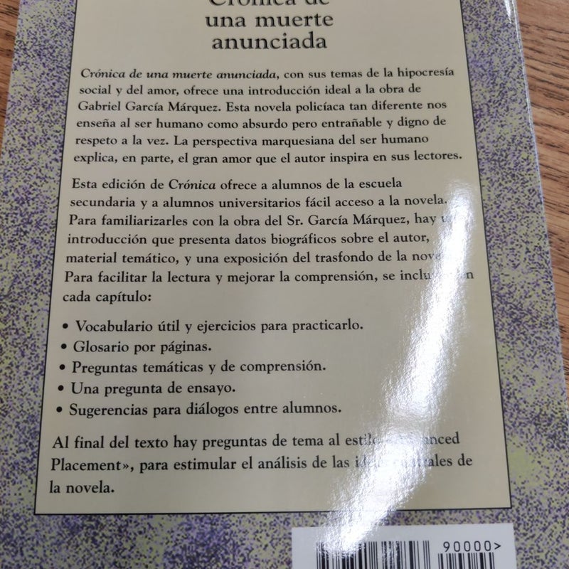 Crónica de una Muerte Anunciada