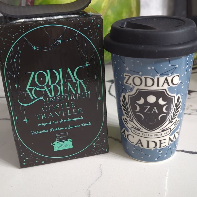 Zodiac Academy The Bookish Box Coffee Travelers Mug