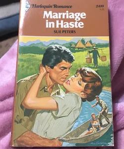 Marriage in haste