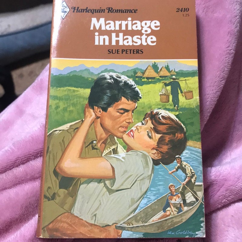 Marriage in haste