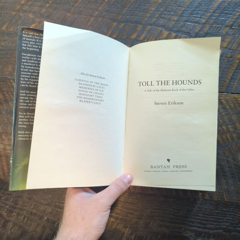 Toll the Hounds - 1st Edition/1st Printing