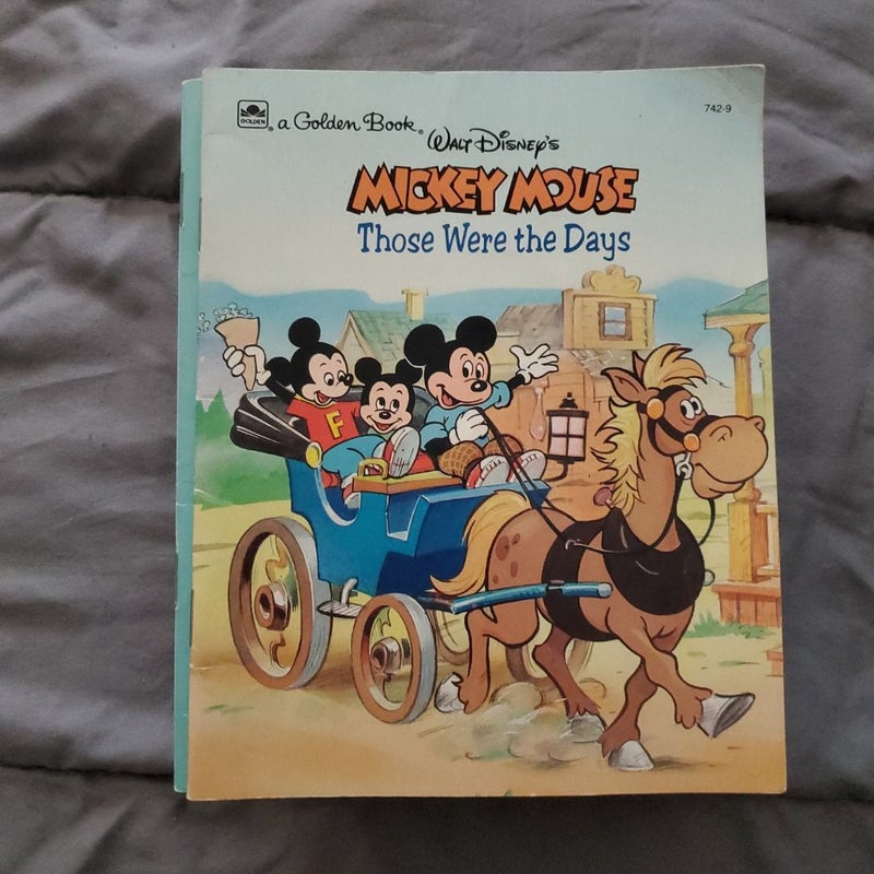 BUNDLE of 4 Mickey Mouse Kids Books