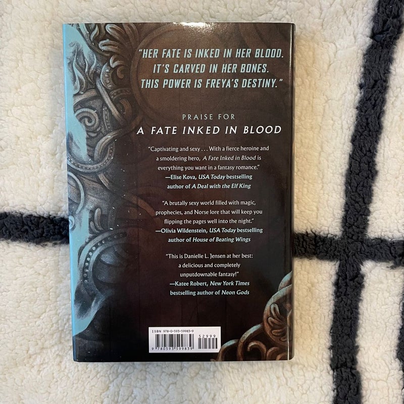 A Fate Inked in Blood Signed First Edition 