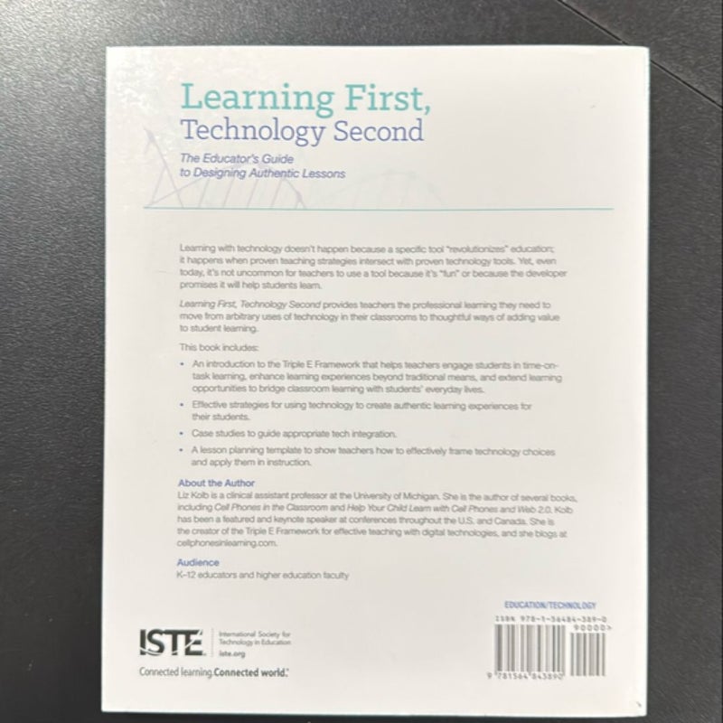 Learning First, Technology Second