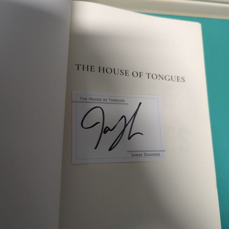 The House of Tongues - Signed Bookplate