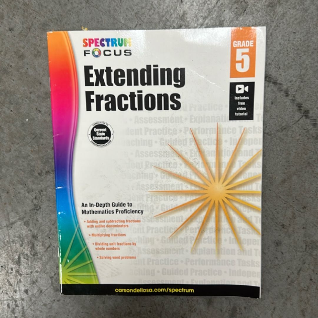 Spectrum Extending Fractions, Grade 5