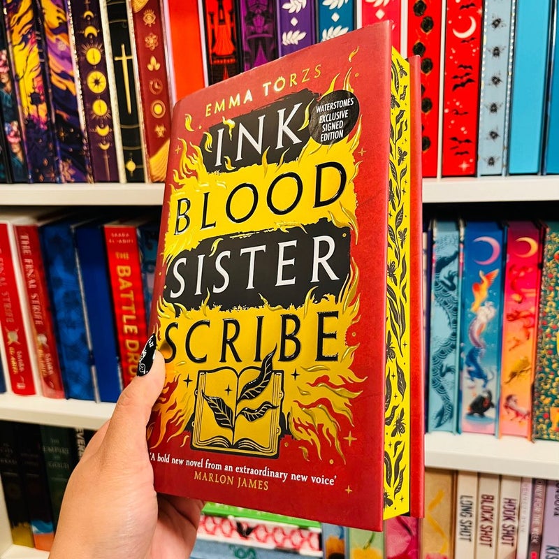 Ink Blood Sister Scribe WATERSTONES SIGNED SPECIAL EDITION