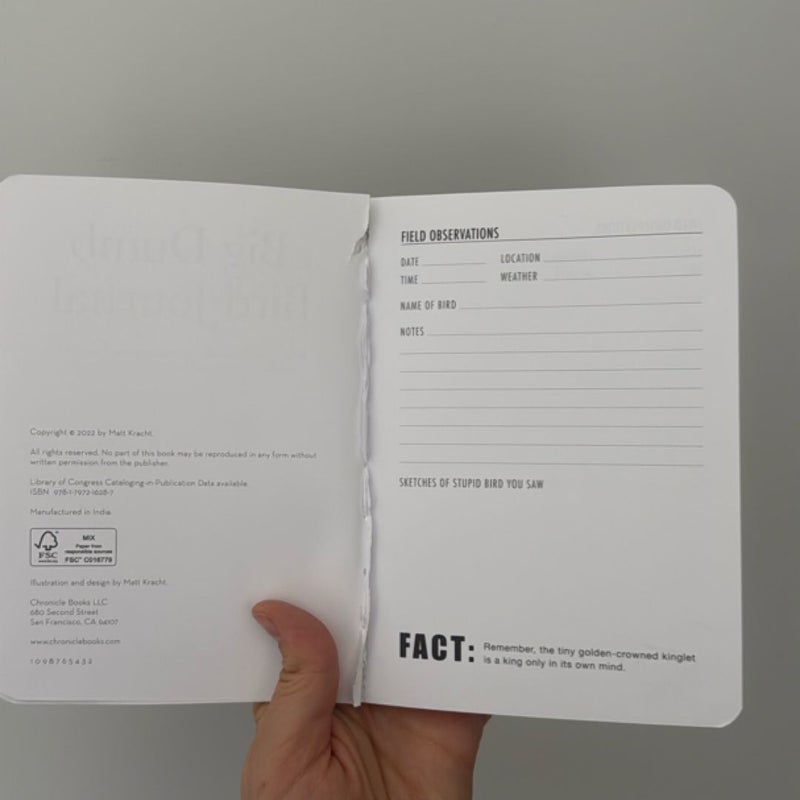 The Big Dumb Bird Journal