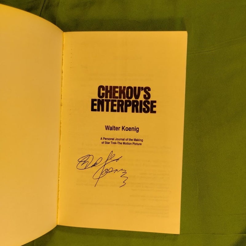 Chekov's Enterprise (Star Trek, signed)