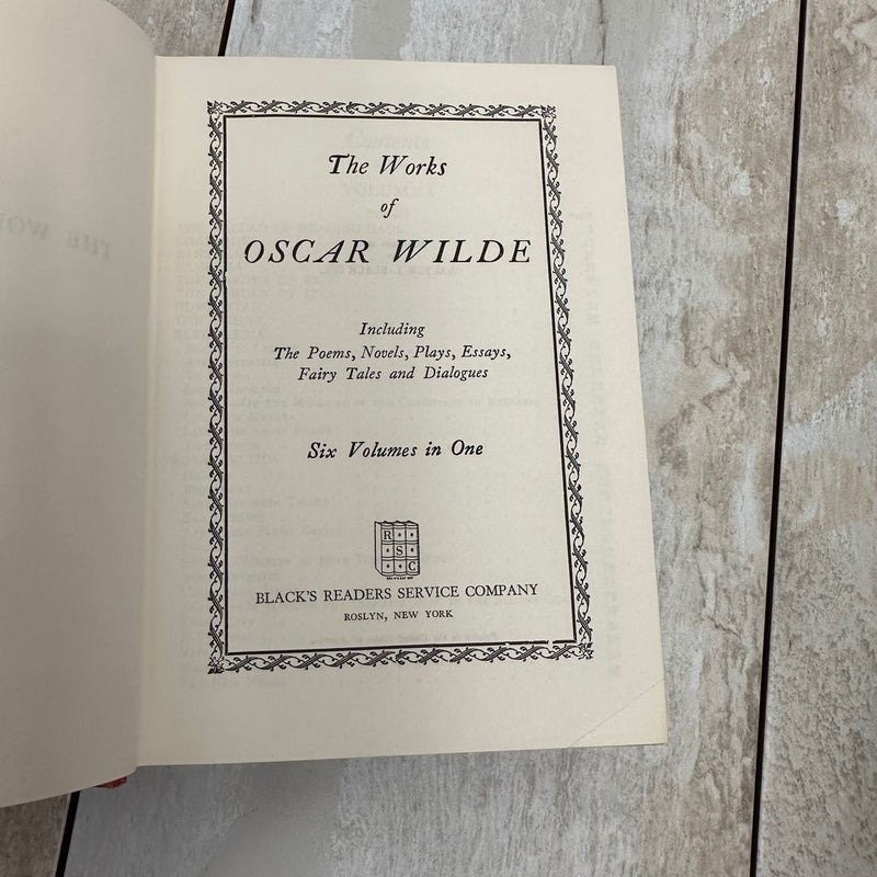 The Works of Oscar Wilde 