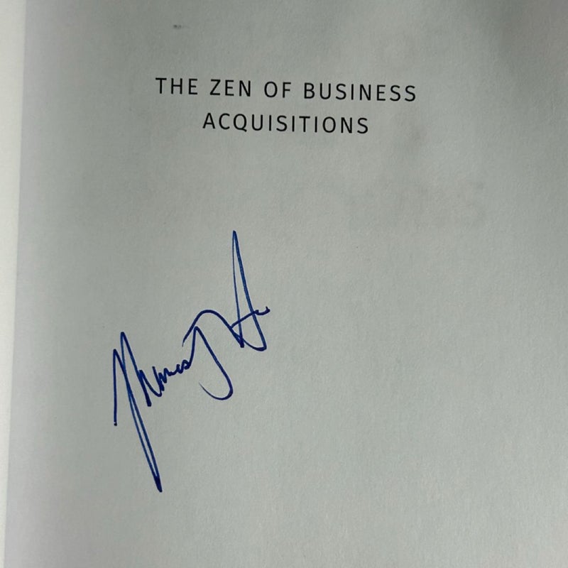 The Zen of Business Acquisitions