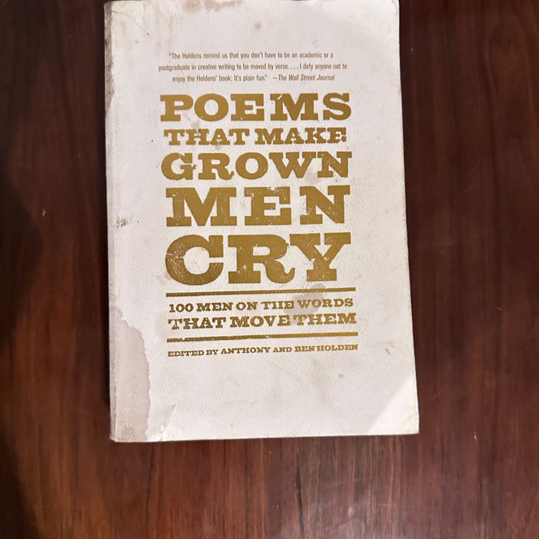 Poems That Make Grown Men Cry