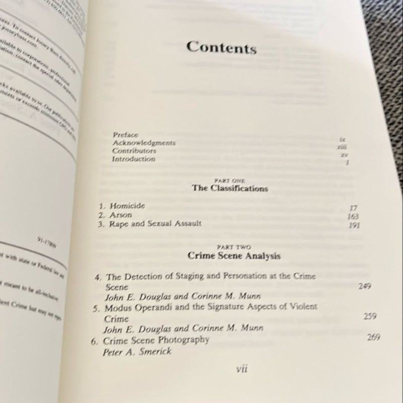 Crime Classification Manual