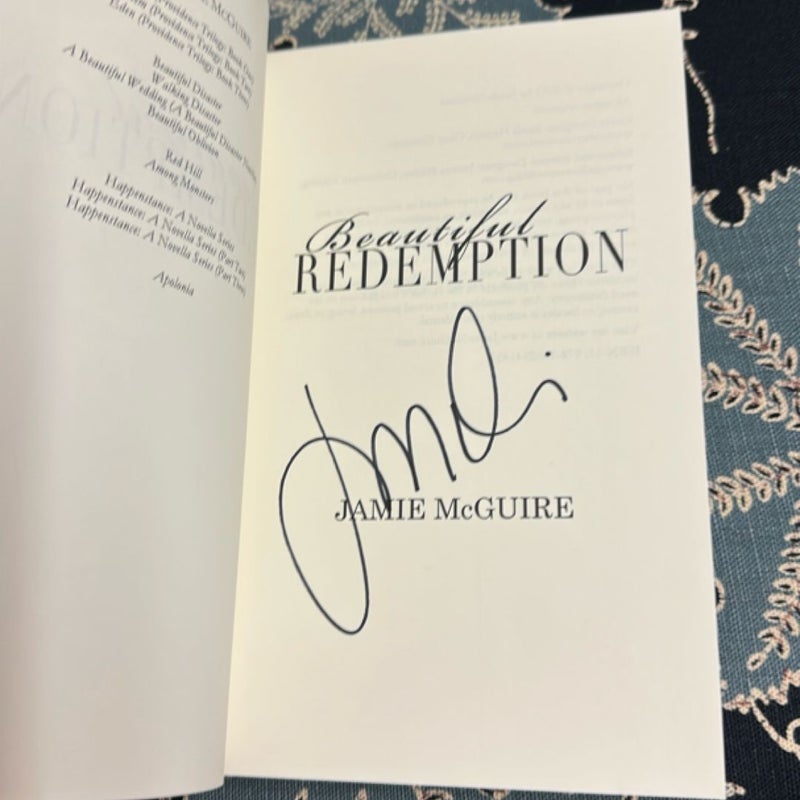 Beautiful Redemption (Signed)