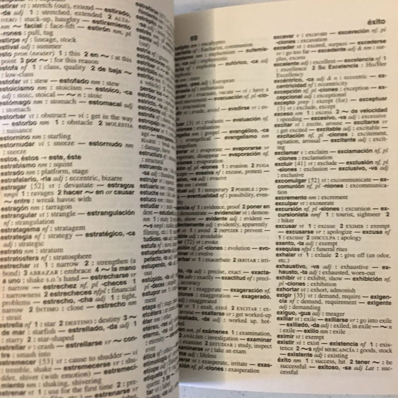 Webster’s Spanish English Dictionary for Students 