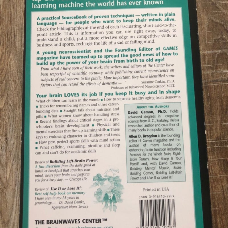 Learn Faster & Remember More by Gamon & Bragdon - Brain Growth