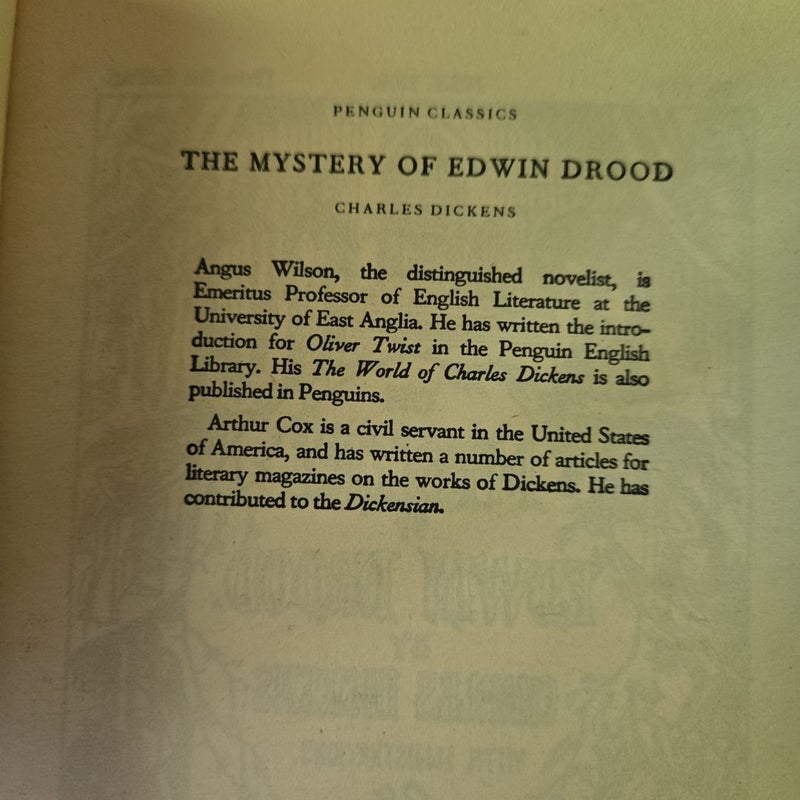 The Mystery of Edwin Drood