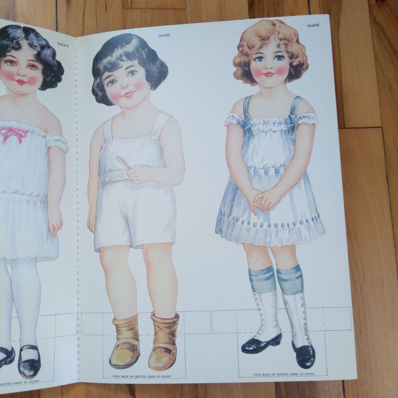 Paper dolls from the 1920's 